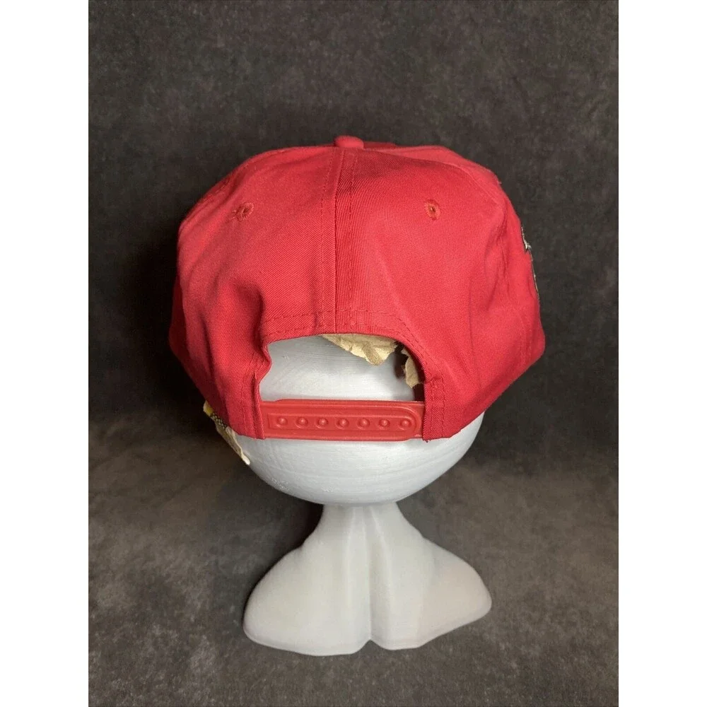 Vintage 90s McDonald's Racing Team Bill Elliot 94 Promo Snapback Hat Red 1995